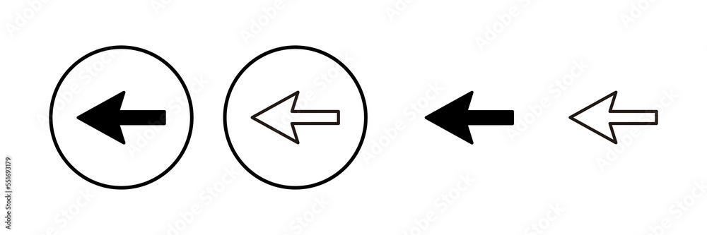 Arrow icon vector illustration. Arrow sign and symbol for web design. Arrow icon vector illustration. Arrow sign and symbol for web design.