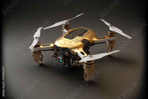 image model of a drone. Generative AI
