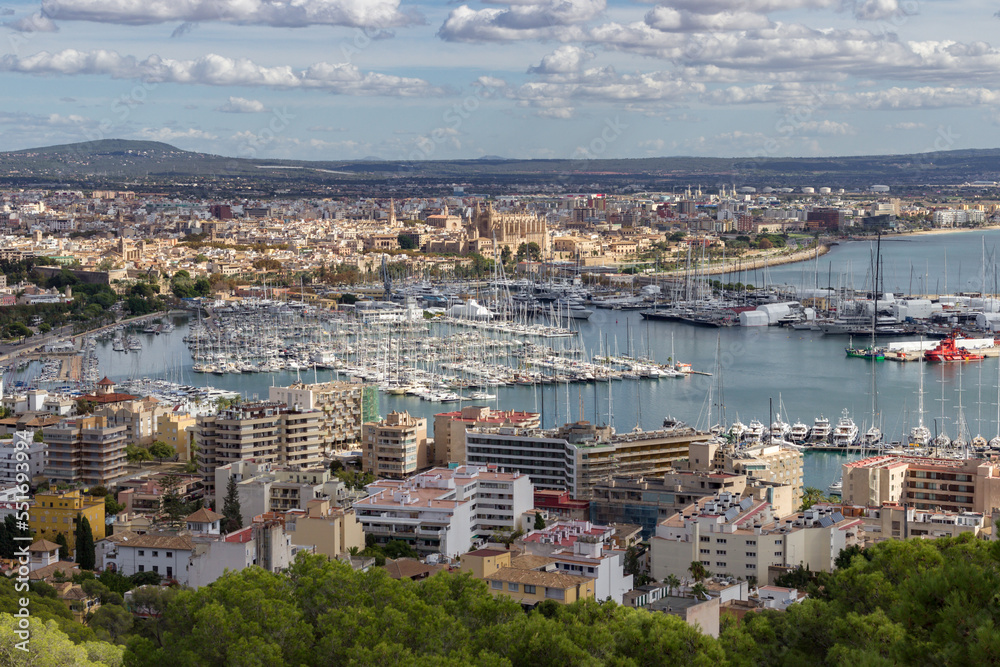 Views of Palma de Mallorca from Bellver castle (Spain) Views of Palma de Mallorca from Bellver castle (Spain)
