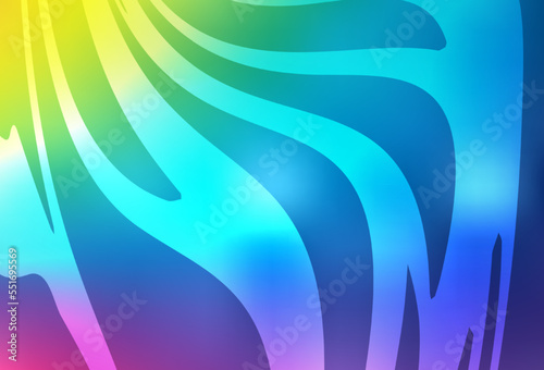 Light Multicolor vector modern elegant background.