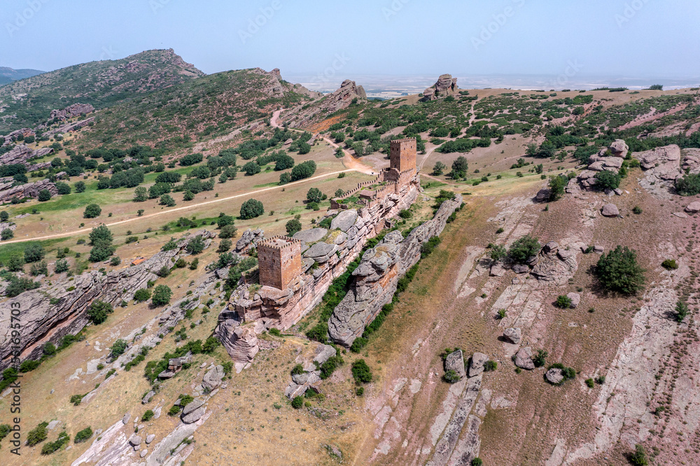 Zafra castle, 12th century,in Campillo de Duenas, Spain