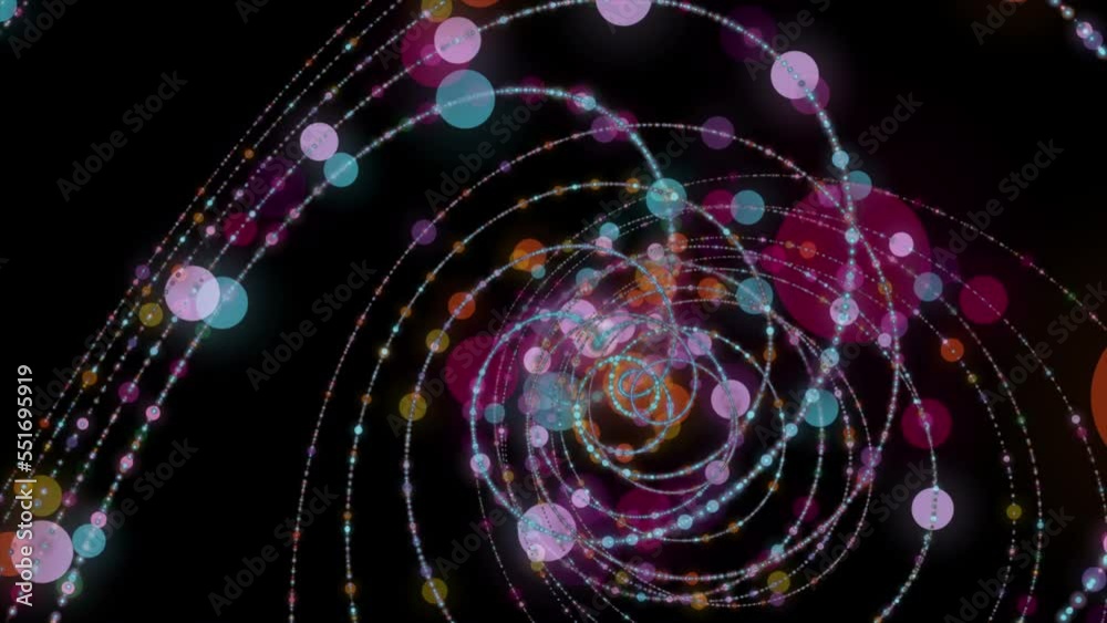 Futuristic video animation with particle stripe object in slow motion, 4096x2304 loop 4K Futuristic video animation with particle stripe object in slow motion, 4096x2304 loop 4K