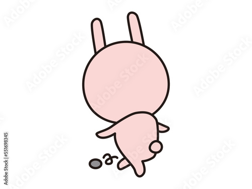 いじけるうさぎのキャラクター
