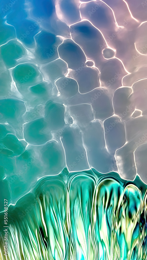 Obraz premium Water caustics patterns