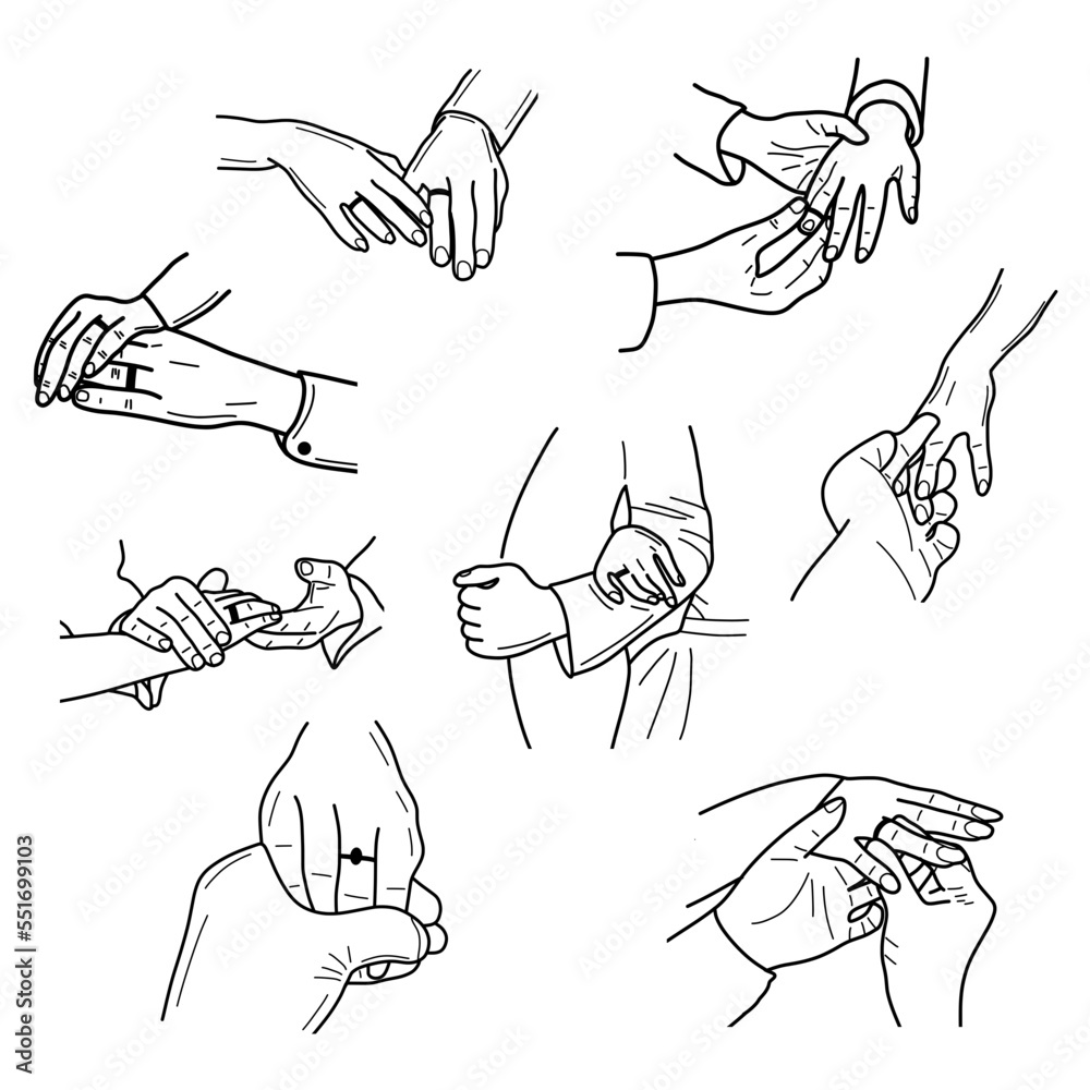 hand gesture romantic people