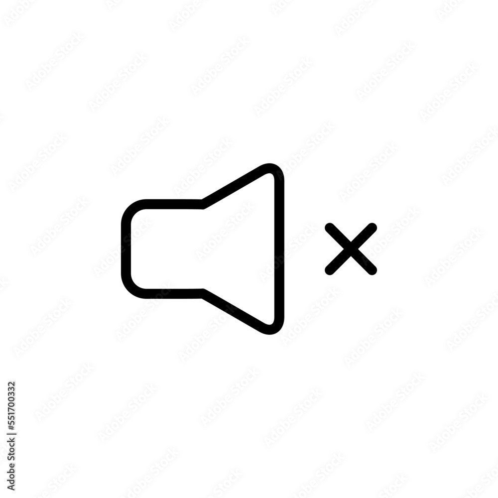 Speaker icon vector logo design template Speaker icon vector logo design template