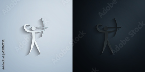 Bobsled paper icon with shadow vector illustration