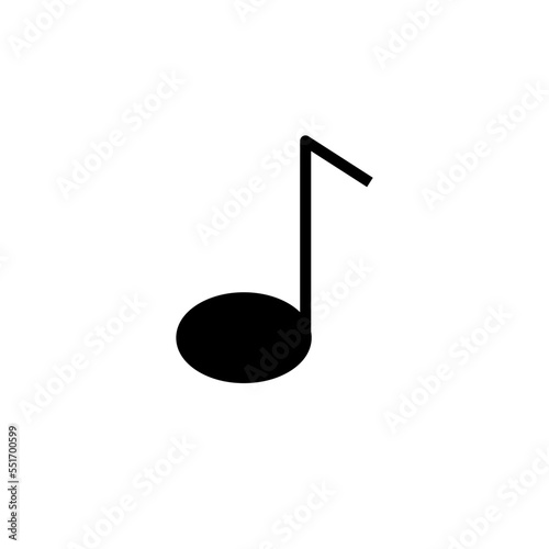 Music not icon vector logo design template