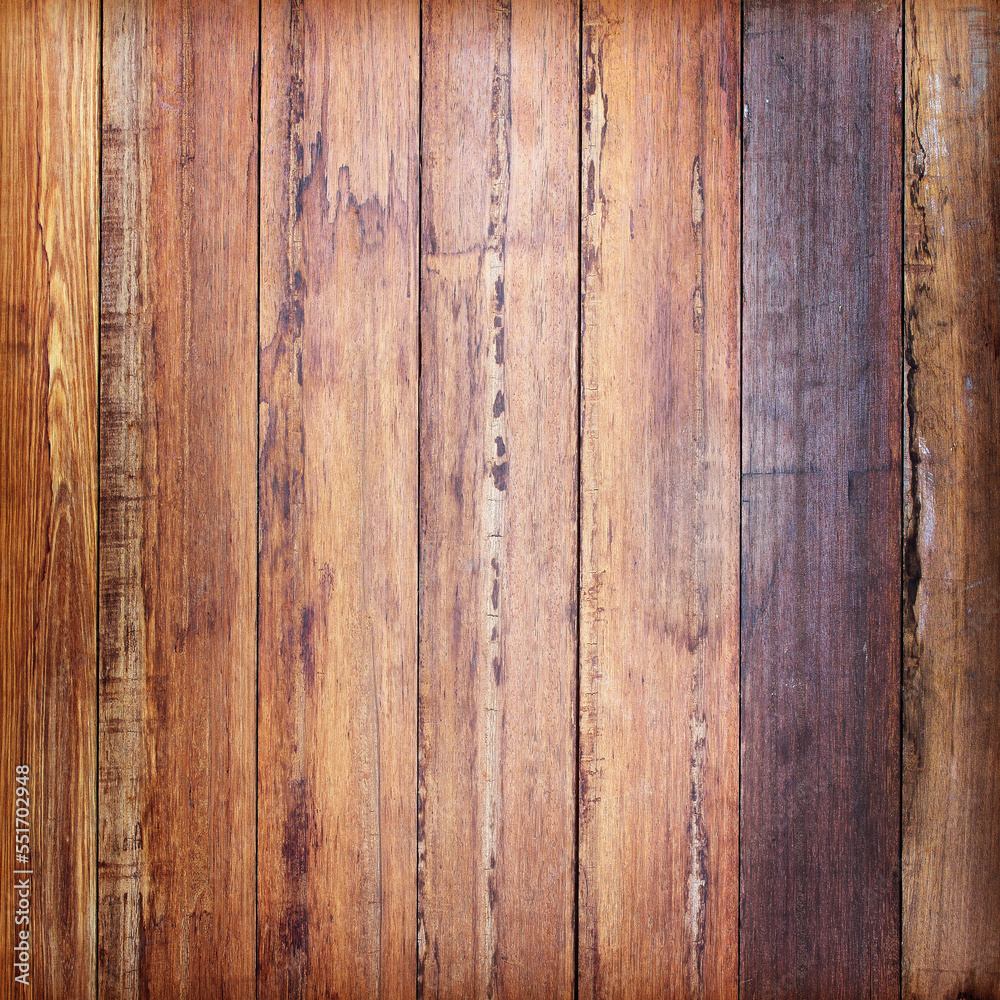 Wooden wall background or texture; old wood plank background