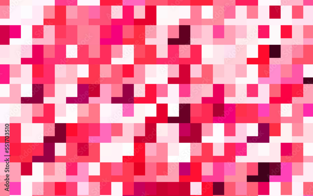Light Pink, Red vector layout with lines, rectangles.