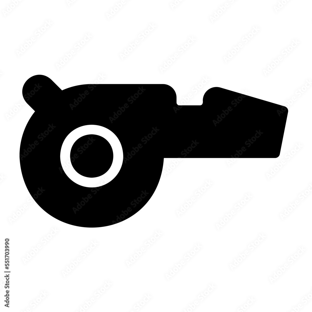 whistle glyph icon whistle glyph icon