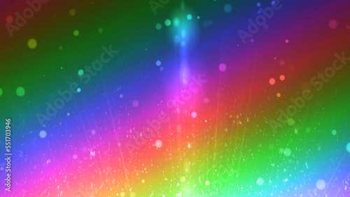 レンズフレア 虹色 プラズマ 宇宙 光 光源