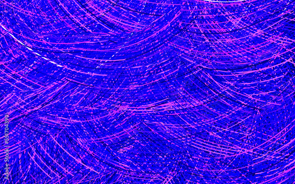 Fototapeta premium Light Pink, Blue vector background with wry lines.