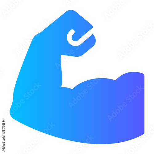 strength gradient icon