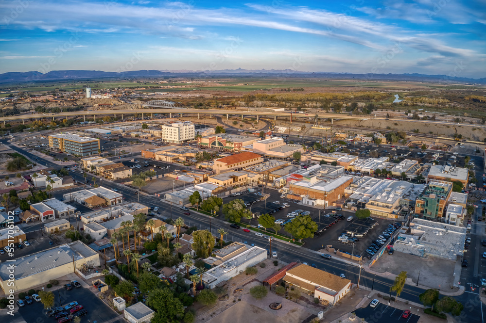 Aerial View of Yuma, Arizona