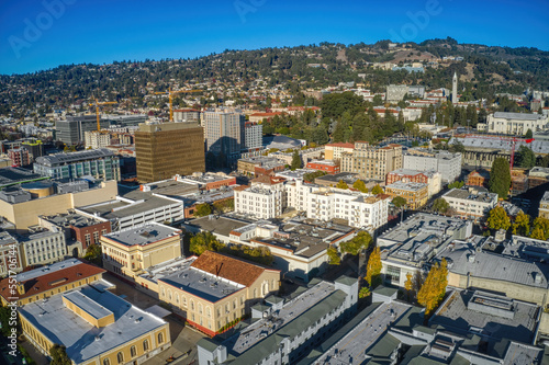 Aerial View of Berkeley, California in Autumn photo