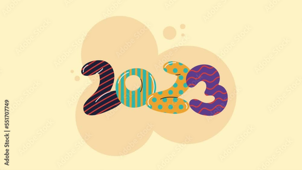 2023 happy new year celebration animation 2023 happy new year celebration animation