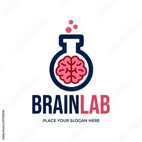 Brain Lab Logo Vector.