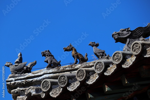 Shanxi Wutai Mountain, 2019, historical building photo