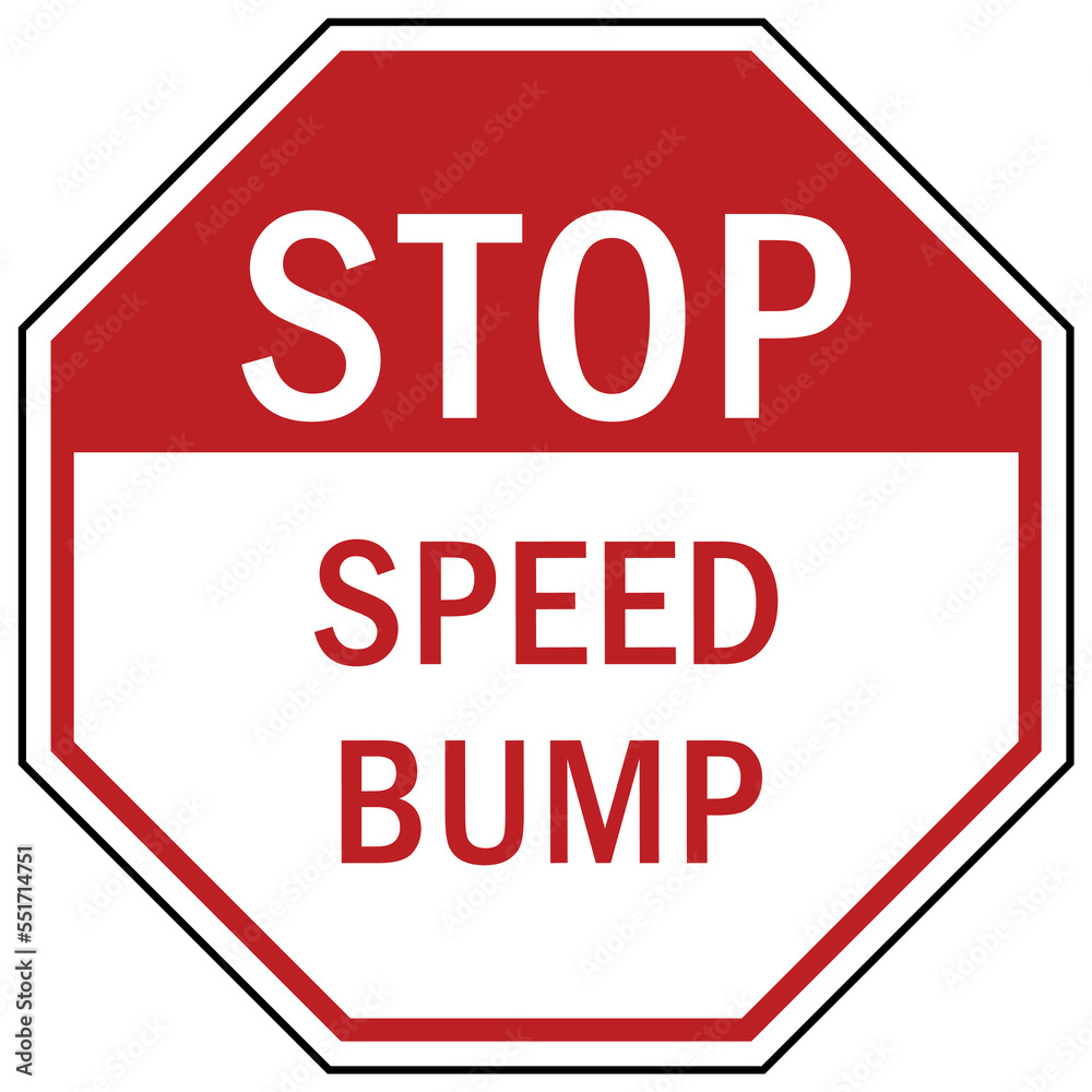 stop at gate sign and labels speed bump stop at gate sign and labels speed bump