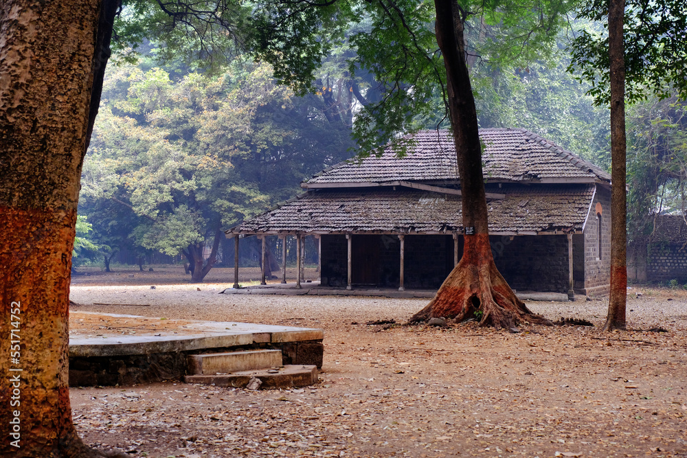 04 December 2022, Pune, India, Empress Botanical Garden, a green