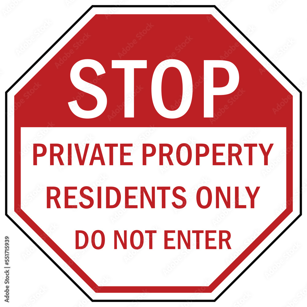 stop sign and labels private property on trespassing, authorized personnel only, do not enter, under security system stop sign and labels private property on trespassing, authorized personnel only, do not enter, under security system