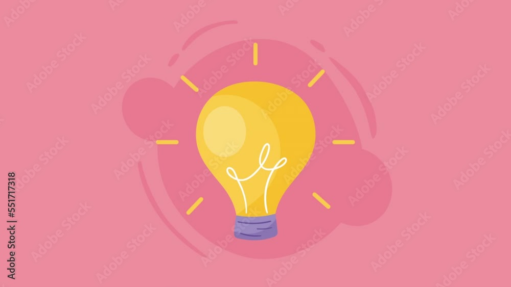 bulb light energy light animation bulb light energy light animation