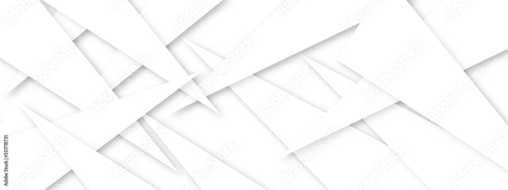 Abstract background with liens and triangles shape on white background. White minimal line design. Abstract stripe background geometry shine, geometric lines background. Vector illustration.