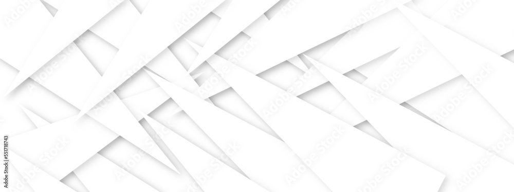 Abstract background with liens and triangles shape on white background. White minimal line design. Abstract stripe background geometry shine, geometric lines background. Vector illustration.