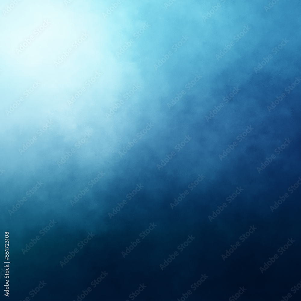 abstract sky blue blurred background colors in soft blended design with white corner spotlight