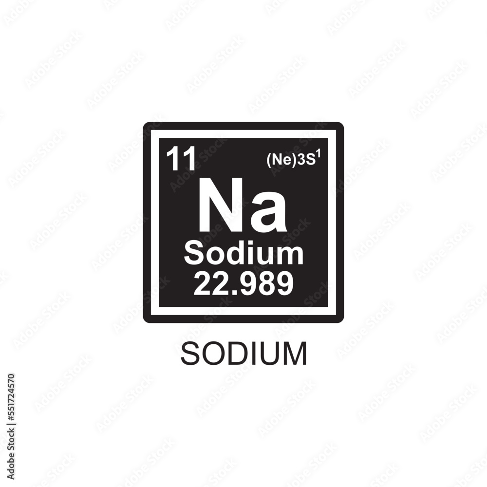 sodium icon , medical icon vector sodium icon , medical icon vector