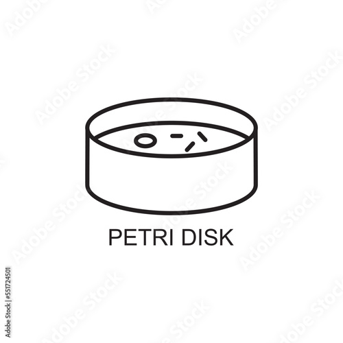 microbiology icon , biology icon vector