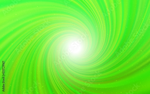 Light Green vector texture with milky way stars.