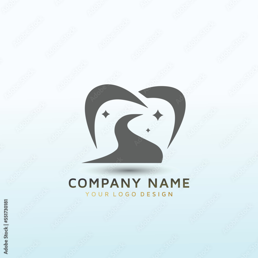 Obraz premium warm design needed for dental office logo