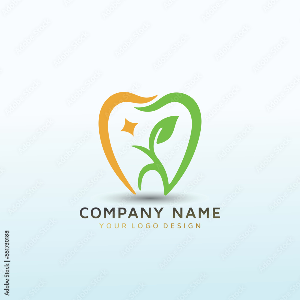 Fototapeta premium warm design needed for dental office logo