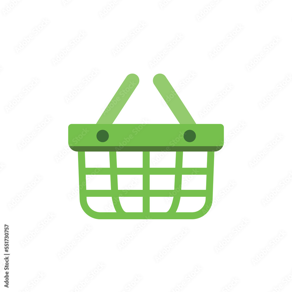 shopping basket bag icon design vector template shopping basket bag icon design vector template