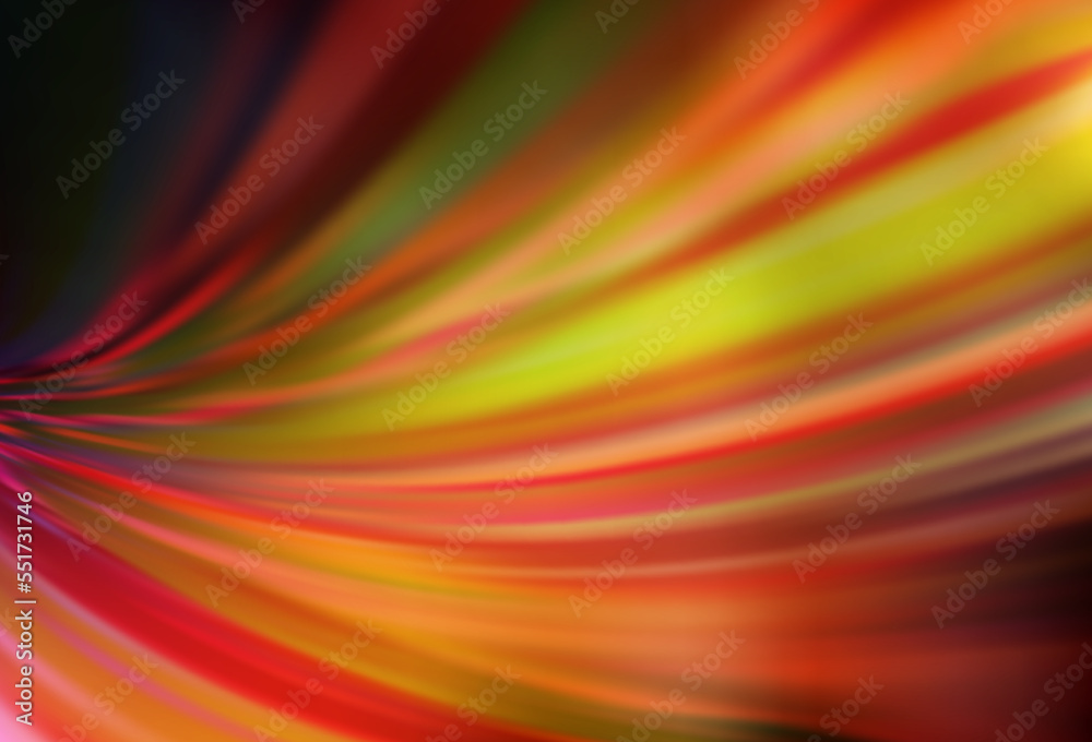 Dark Red vector blurred bright pattern. Dark Red vector blurred bright pattern.