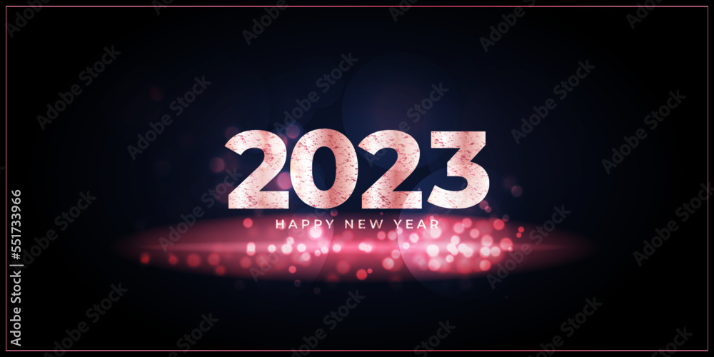 Vector illustration for Happy New year 2023 background