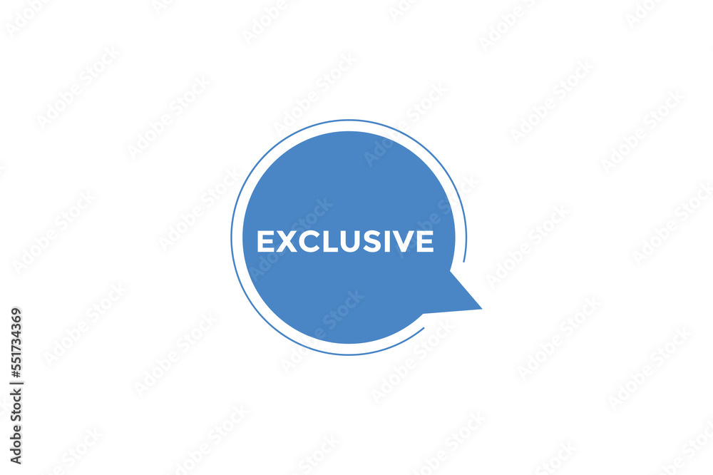Exclusive button web banner template Vector Illustration
Exclusive button web banner template Vector Illustration