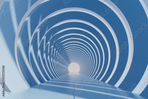 Fototapeta Naklejka Na Ścianę i Meble -  3d rendering tunnel architecture picture