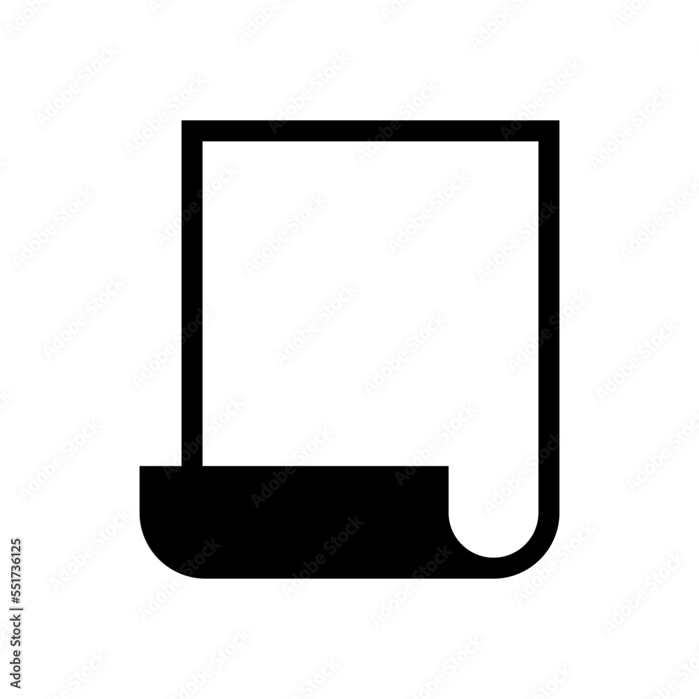 paper document vector icon in trendy flat design, paper sheet icon paper document vector icon in trendy flat design, paper sheet icon