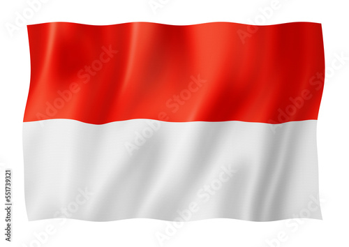 Indonesian flag isolated on white Free Download Indonesian flag isolated on white - GFXLoad