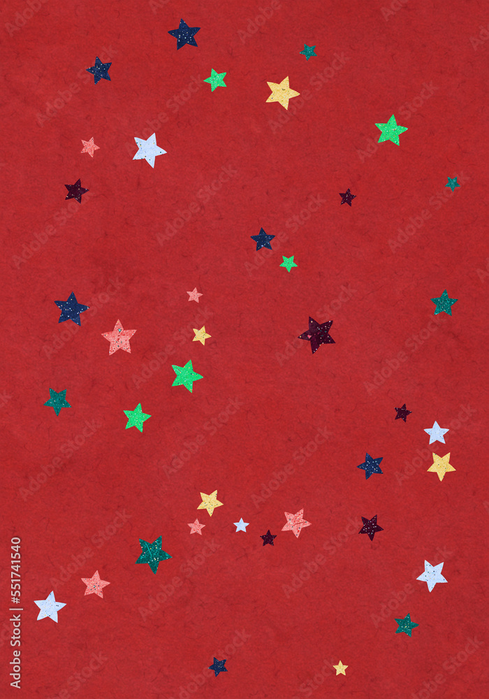 New Year and Christmas background with stars. New Year and Christmas background with stars.
