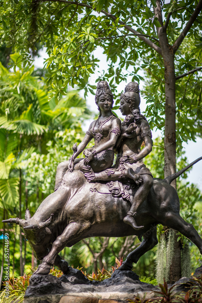 statue in the park,god statue in the park,god