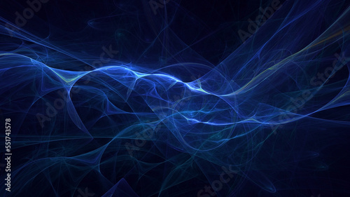 3D rendering abstract colorful fractal light background © BetiBup33