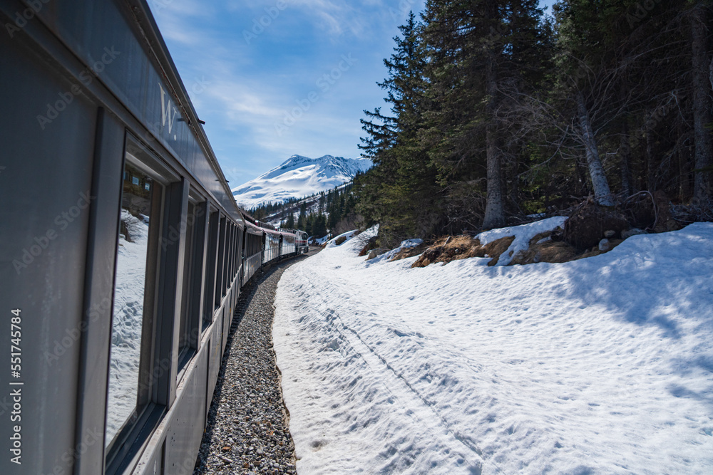 Fototapeta premium Alaska Railroad