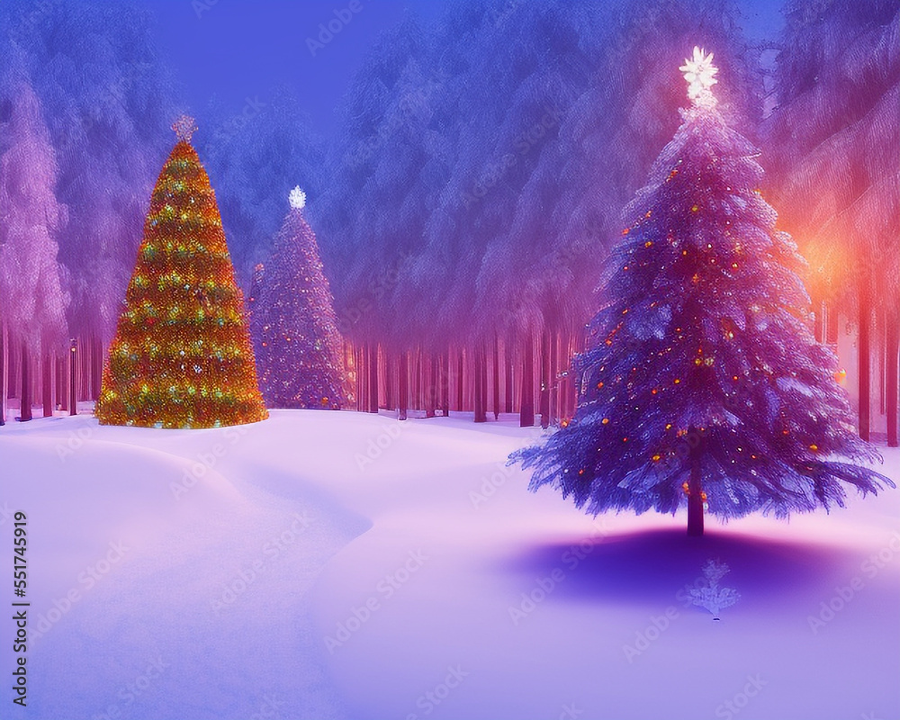 Obraz premium Christmas paradise
