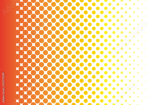 ハーフトーンの背景イラスト