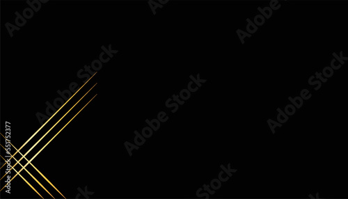Modern Luxury black and golden background. black background with luxury golden line 