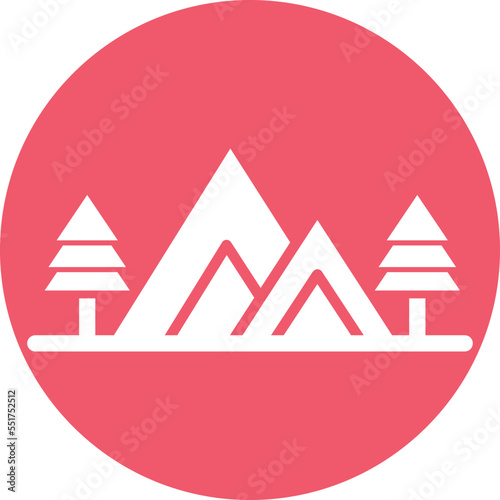  Camping Vector Icon
